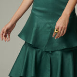 Pollera Pisa Lino Verde