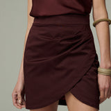 Pollera Siena Burdeo