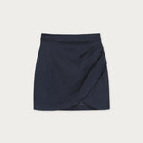 Pollera Siena Lino Azul