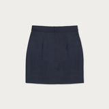 Pollera Siena Lino Azul
