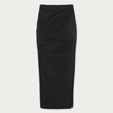 Pollera Lápiz Gabardina Negra