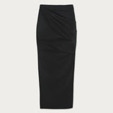 Pollera Lápiz Gabardina Negra