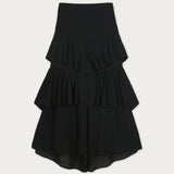 Pollera Pisa Lino Negro
