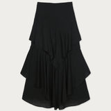 Pollera Pisa Lino Negro