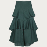 Pollera Pisa Lino Verde