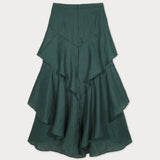 Pollera Pisa Lino Verde