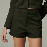 Short Bolonia Gabardina Verde