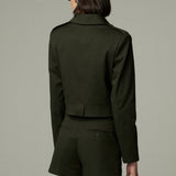 Short Bolonia Gabardina Verde