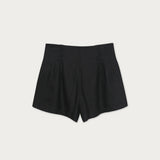 Short Génova Lino Negro