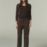 Sweater Cashmere V Cacao