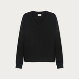 Sweater Cashmere V Black