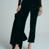 Pantalon Nara Terciopelo Verde