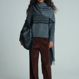 Bufanda Laura Alpaca Mid Grey Talla Única