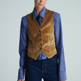 Gilet Busan Terciopelo Beige