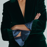 Blazer Fátima Terciopelo Verde