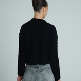 Sweater Aspen Alpaca Negra