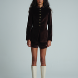 Blazer Ramon Terciopelo Café