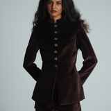 Blazer Ramon Terciopelo Café