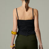 Top Córdoba Gabardina Negra