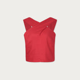 Blusa York Lino Rojo