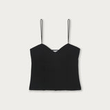 Polera Clara Algodón Negro