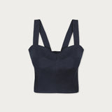 Top Mallorca Lino Azul
