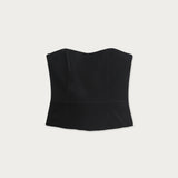 Strapless Terciopelo Negro