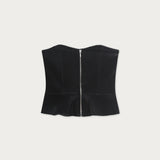 Strapless Terciopelo Negro