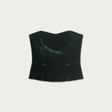 Strapless Terciopelo Verde