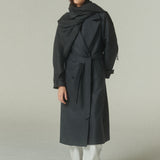 Trench Lana Gris
