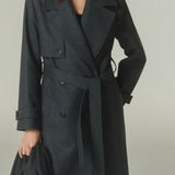 Trench Lana Gris
