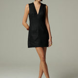 Vestido Cerdeña Lino Negro