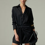 Vestido Palermo Seda Negro