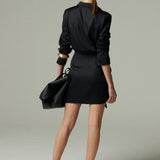Vestido Palermo Seda Negro