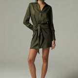 Vestido Palermo Seda Verde