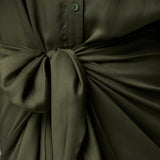 Vestido Palermo Seda Verde