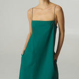 Vestido Sun Popelina Verde