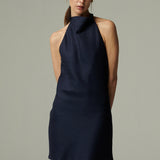Vestido Verbier Lino Azul