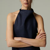 Vestido Verbier Lino Azul