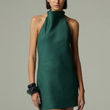 Vestido Verbier Lino Verde