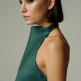 Vestido Verbier Lino Verde