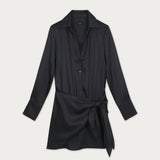 Vestido Palermo Seda Negro