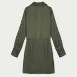 Vestido Palermo Seda Verde