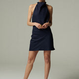 Vestido Verbier Lino Azul