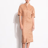 VESTIDO ALDA CAMEL