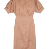 VESTIDO ALDA CAMEL